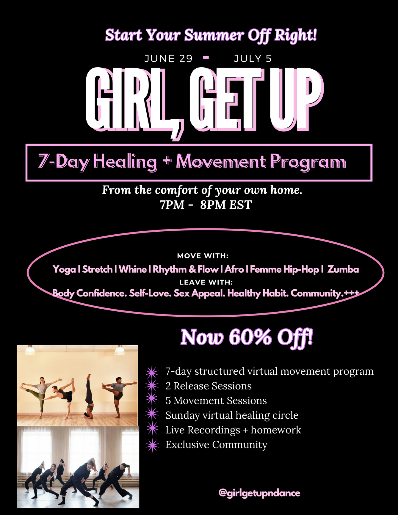 7-Day Virtual Dance Therapy