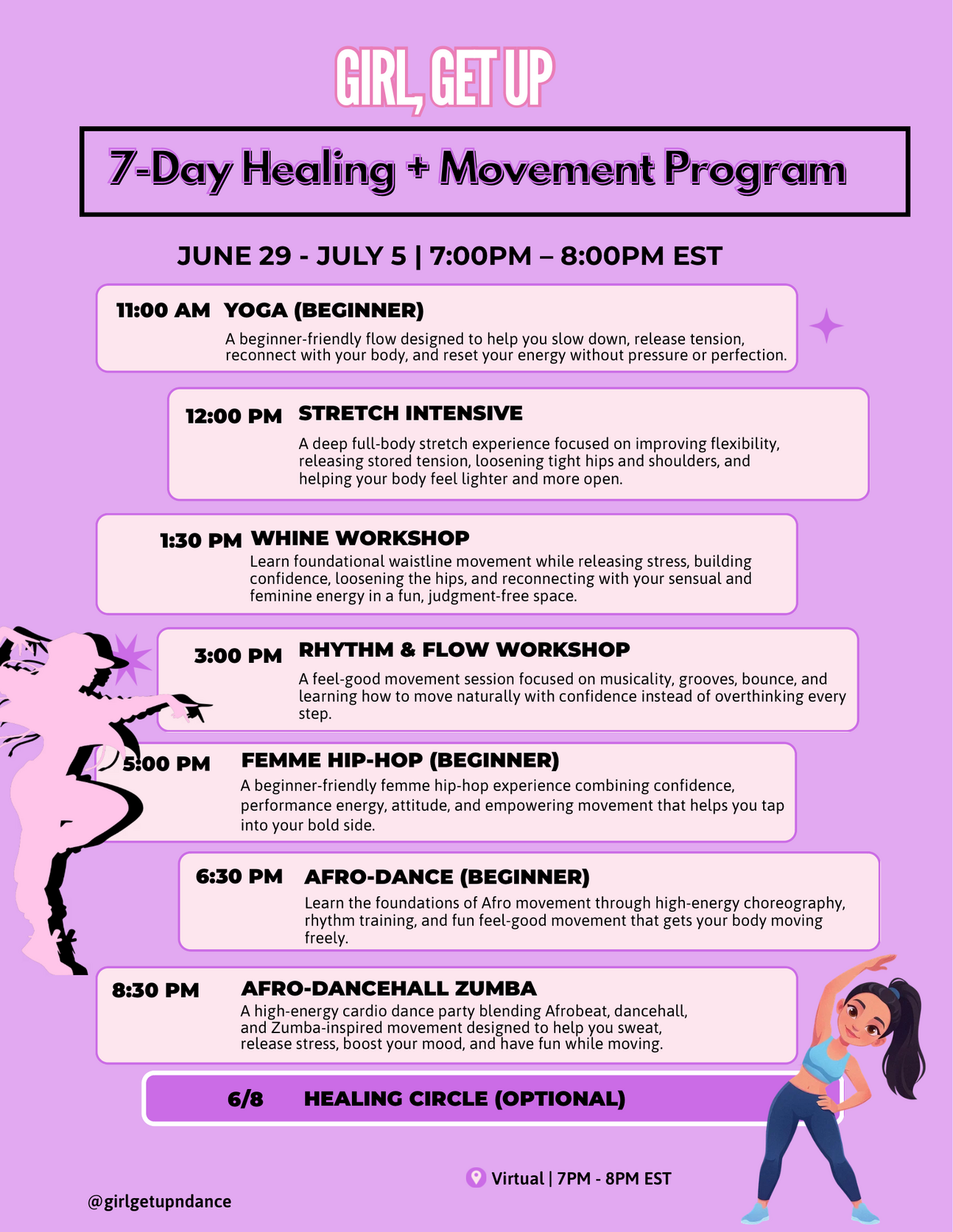 7-Day Virtual Dance Therapy